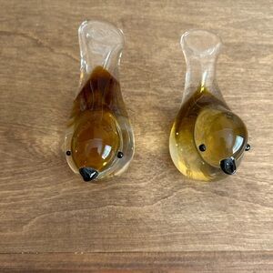 Set of 2 birds figurines
